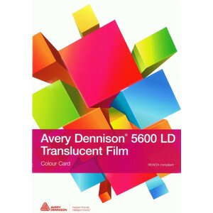  Avery Dennison Farbkarte 5600LD Translucent Film