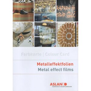 ASLAN Farbkarte Metalleffektfolien