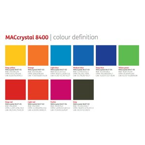  Mactac Farbkarte 8400 Crystal